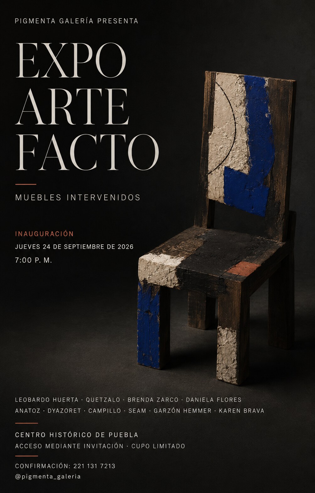 Invitación Expo Arte Facto